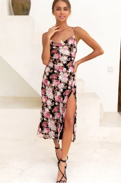 Spring Break Dresses|Date Night Dresses>Hello Molly Imparlour Midi Dress Pink