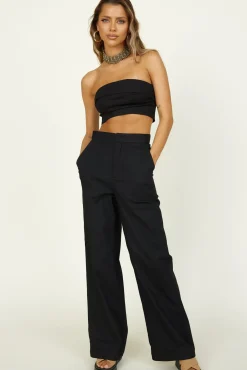 Pants>Hello Molly In Hindsight Pants Black