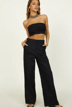 Pants>Hello Molly In Hindsight Pants Black