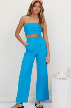 Pants>Hello Molly In Hindsight Pants Blue