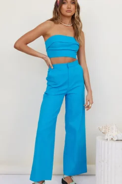 Pants>Hello Molly In Hindsight Pants Blue