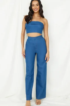 Pants>Hello Molly In Hindsight Pants Denim