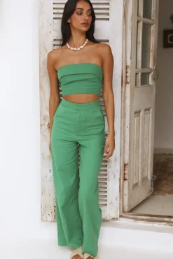 Pants>Hello Molly In Hindsight Pants Green