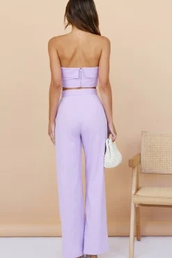 Pants>Hello Molly In Hindsight Pants Purple