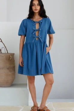 Bump Friendly|Casual Dresses>Hello Molly In Lieu Mini Dress Blue