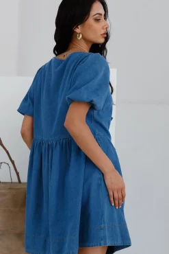 Bump Friendly|Casual Dresses>Hello Molly In Lieu Mini Dress Blue