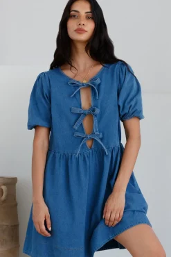 Bump Friendly|Casual Dresses>Hello Molly In Lieu Mini Dress Blue