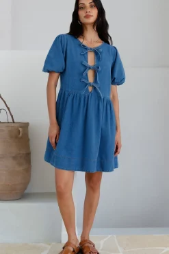 Bump Friendly|Casual Dresses>Hello Molly In Lieu Mini Dress Blue