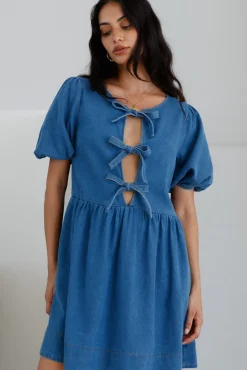 Bump Friendly|Casual Dresses>Hello Molly In Lieu Mini Dress Blue