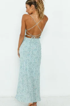 Wedding Guest Dresses|Spring Break Dresses>Hello Molly In The Air Maxi Dress Blue