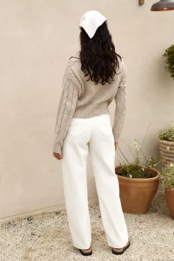 Jumpers|Cropped>Hello Molly In The Alps Knit Brown