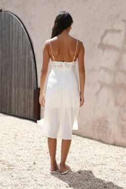 Cocktail Dresses|Flowy Dresses>Hello Molly In This Lifetime Midi Dress White