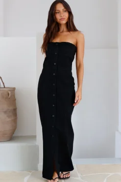 Maxi Dresses|Summer Dresses>Hello Molly Into The Classics Maxi Dress Black