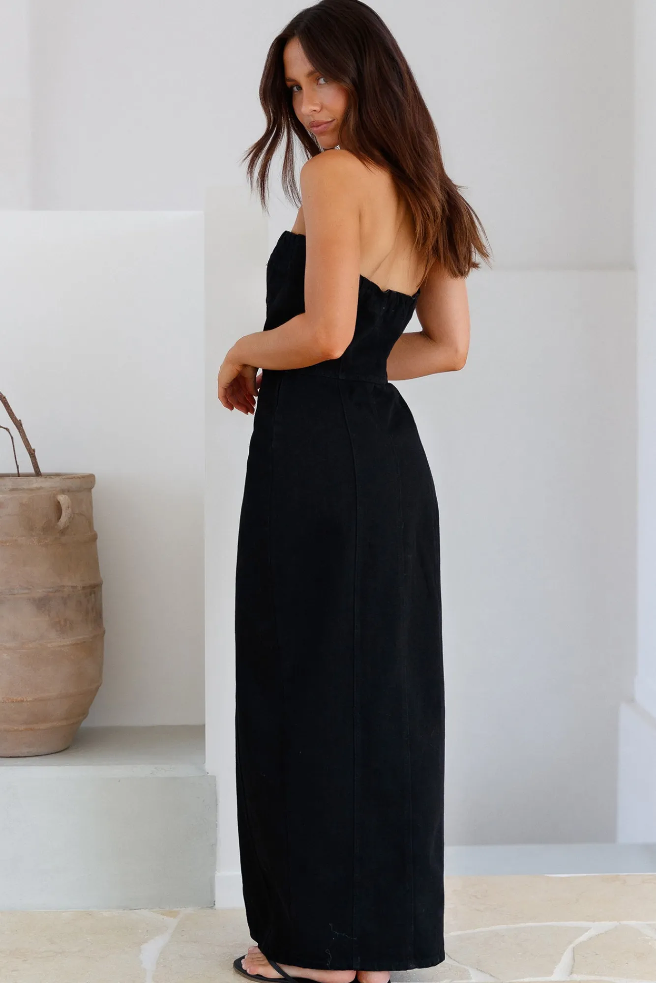 Maxi Dresses|Summer Dresses>Hello Molly Into The Classics Maxi Dress Black