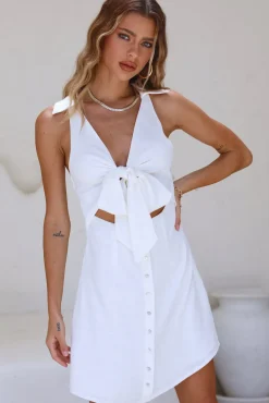 Vacation Dresses|Casual Dresses>Hello Molly Island Cruise Dress White