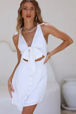 Vacation Dresses|Casual Dresses>Hello Molly Island Cruise Dress White