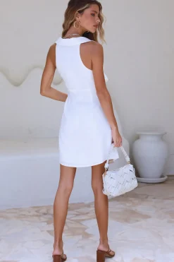 Vacation Dresses|Casual Dresses>Hello Molly Island Cruise Dress White