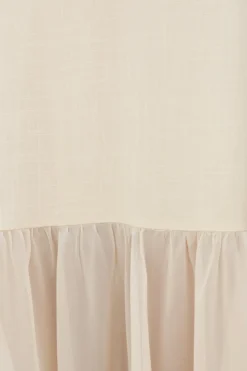 Vacation Dresses|Flowy Dresses>Hello Molly Island Rhythm Maxi Dress Beige