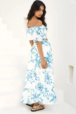 Skirts|Skirt And Top Sets>Hello Molly Island Whisper Maxi Skirt Blue