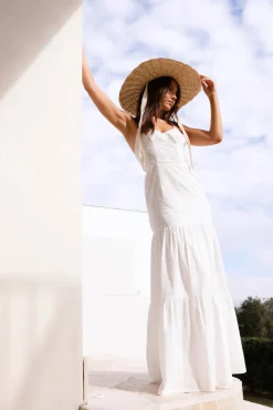 Vacation Dresses|Spring Break Dresses>Hello Molly It's Warming Up Maxi Dress White