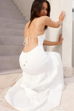 Vacation Dresses|Spring Break Dresses>Hello Molly It's Warming Up Maxi Dress White