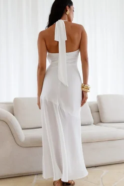 Cocktail Dresses|Vacation Dresses>Hello Molly Ivory Dream Maxi Dress White