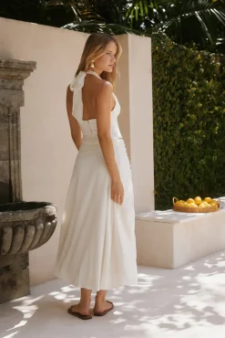 Skirt And Top Sets>Hello Molly Ivory Escape Set Cream