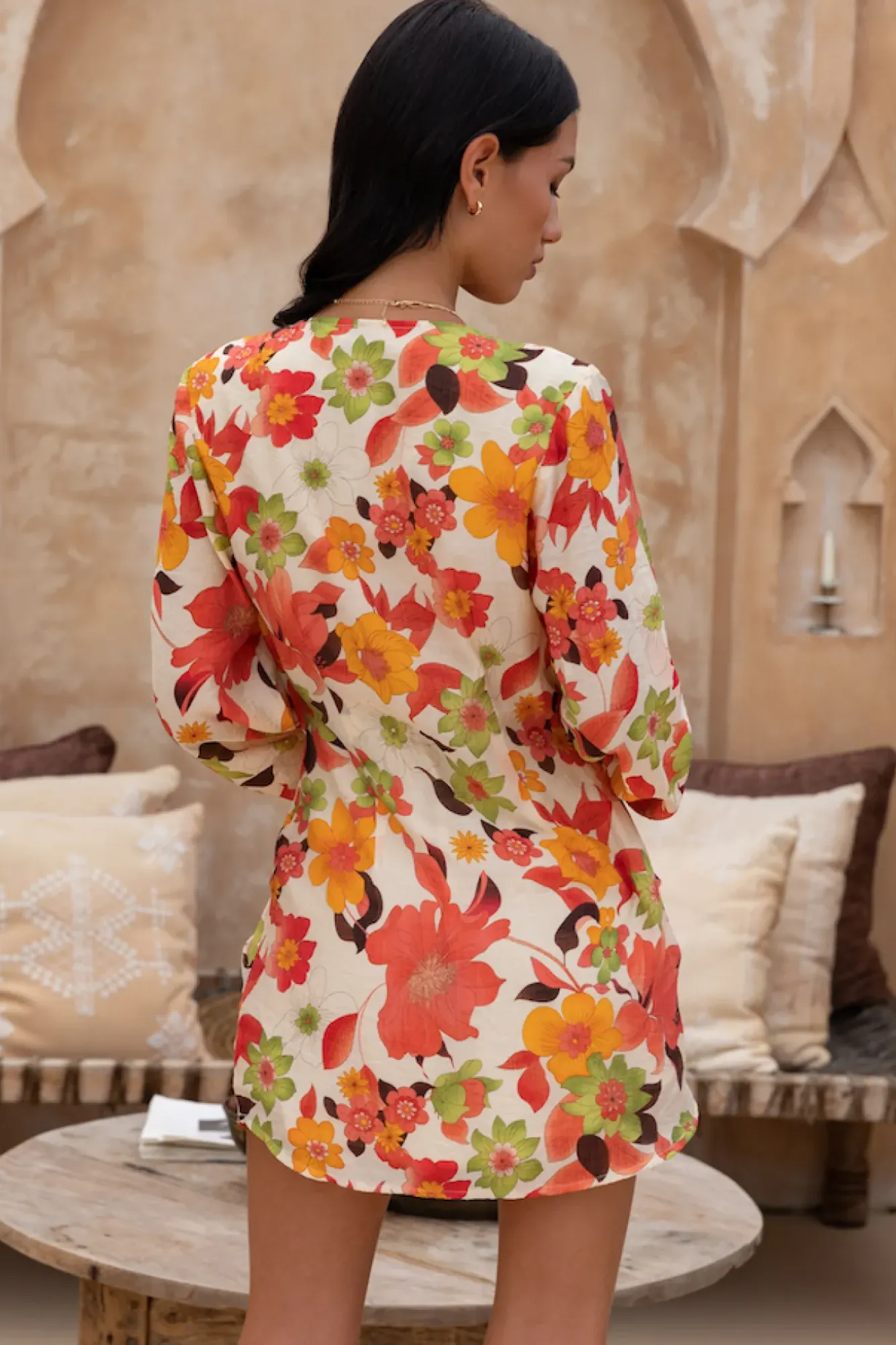 Cocktail Dresses|Casual Dresses>Hello Molly Ivy Moons Dress Orange