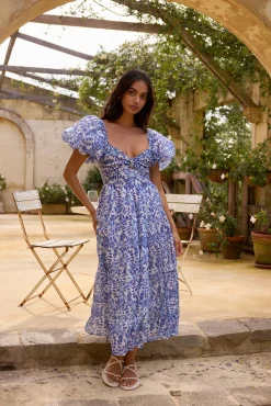 Wedding Guest Dresses|Cocktail Dresses>Hello Molly Ivy Rose Maxi Dress Blue