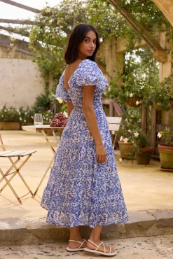 Wedding Guest Dresses|Cocktail Dresses>Hello Molly Ivy Rose Maxi Dress Blue