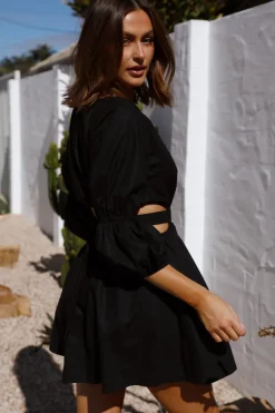 Vacation Dresses|Spring Break Dresses>Hello Molly Janine Dress Black