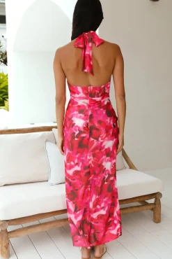 Spring Break Dresses|Date Night Dresses>Hello Molly Jet Set Maxi Dress Pink