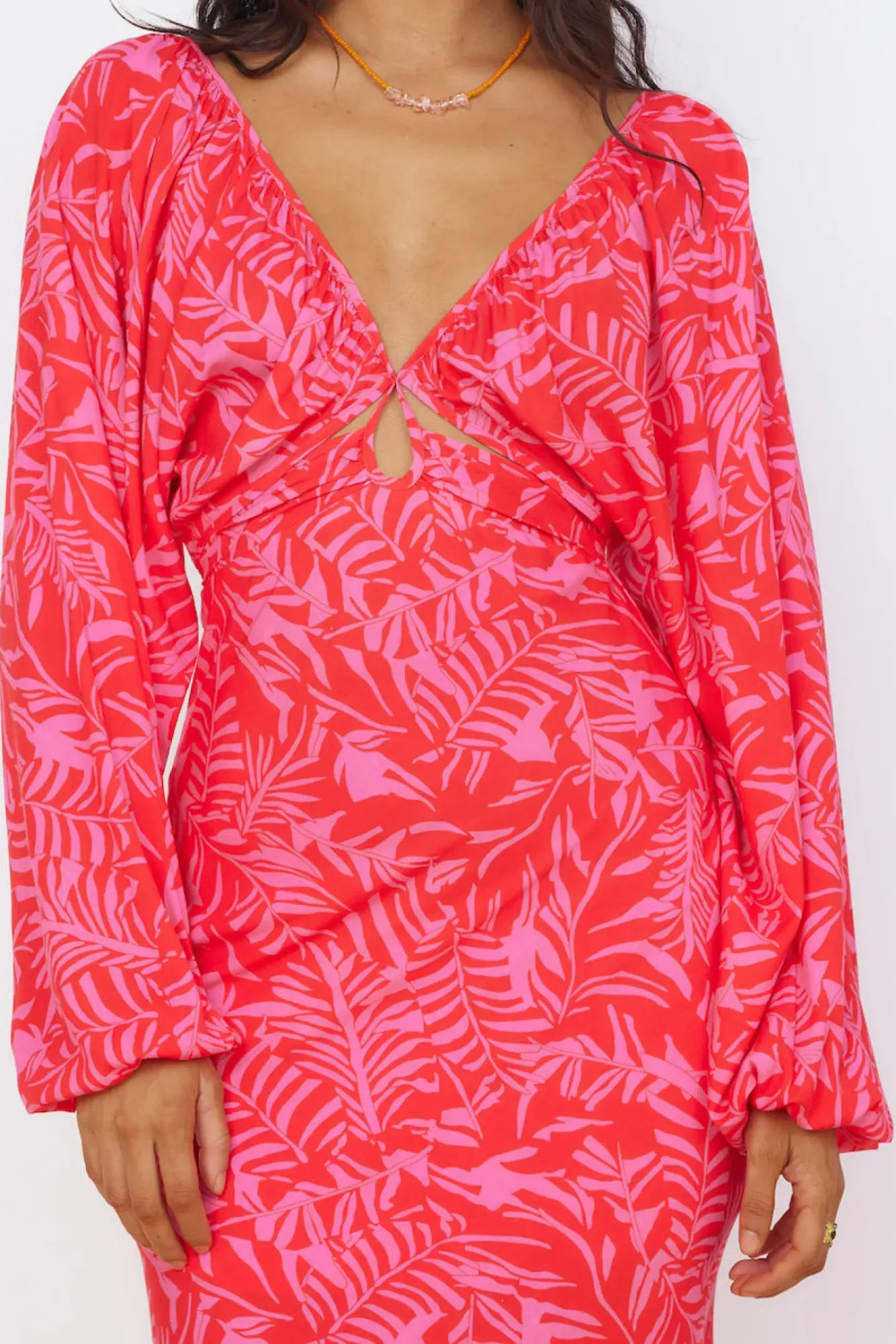 Vacation Dresses|Brunch Dresses>Hello Molly Joyful Endeavors Maxi Dress Pink