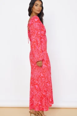Vacation Dresses|Brunch Dresses>Hello Molly Joyful Endeavors Maxi Dress Pink