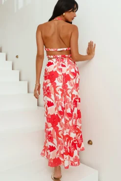 Vacation Dresses|Spring Break Dresses>Hello Molly Joyful Quest Maxi Dress Red