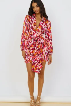 Cocktail Dresses|Vacation Dresses>Hello Molly Juliana Dress Pink