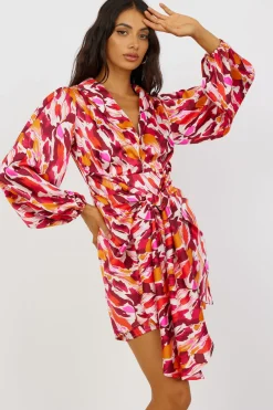 Cocktail Dresses|Vacation Dresses>Hello Molly Juliana Dress Pink