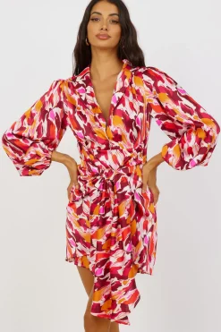 Cocktail Dresses|Vacation Dresses>Hello Molly Juliana Dress Pink