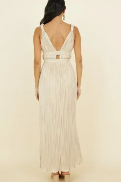 Wedding Guest Dresses|Formal Dresses>Hello Molly Jupiter Calling Maxi Dress Beige