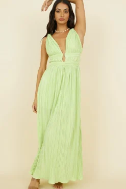 Wedding Guest Dresses|Formal Dresses>Hello Molly Jupiter Calling Maxi Dress Green