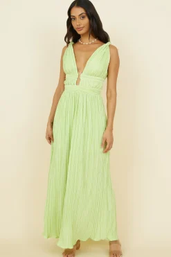 Wedding Guest Dresses|Formal Dresses>Hello Molly Jupiter Calling Maxi Dress Green