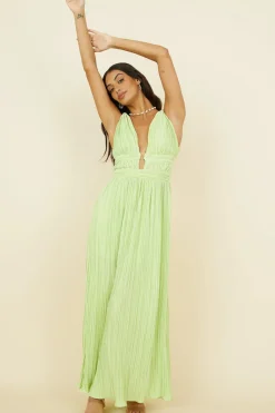 Wedding Guest Dresses|Formal Dresses>Hello Molly Jupiter Calling Maxi Dress Green