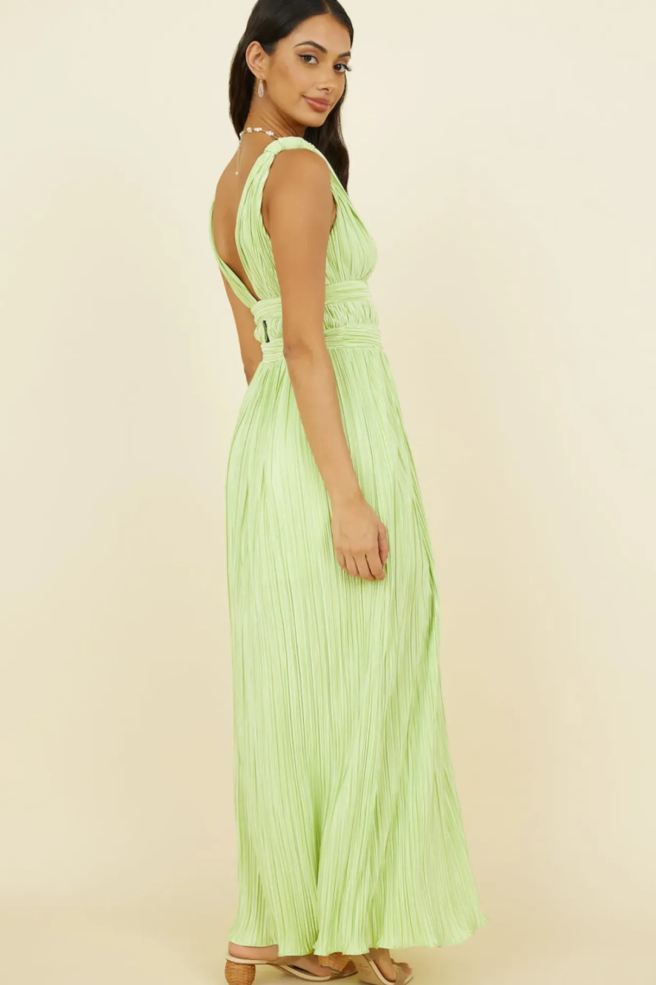 Wedding Guest Dresses|Formal Dresses>Hello Molly Jupiter Calling Maxi Dress Green