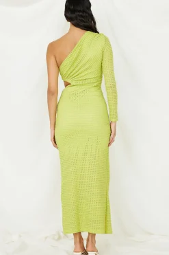 Vacation Dresses|Long Sleeve Dresses>Hello Molly Just In Time Maxi Dress Green