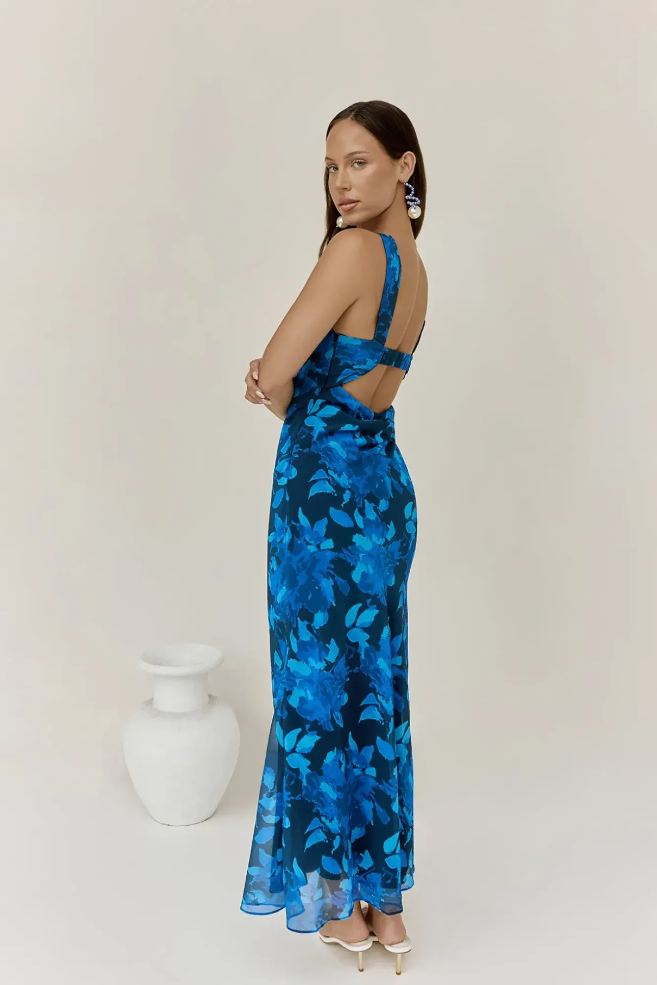 Wedding Guest Dresses|Bridesmaid Dresses>Hello Molly Just Landed Looks Maxi Dress Blue