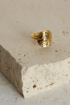 Rings>Hello Molly 18k Gold Plated All In Ring gold
