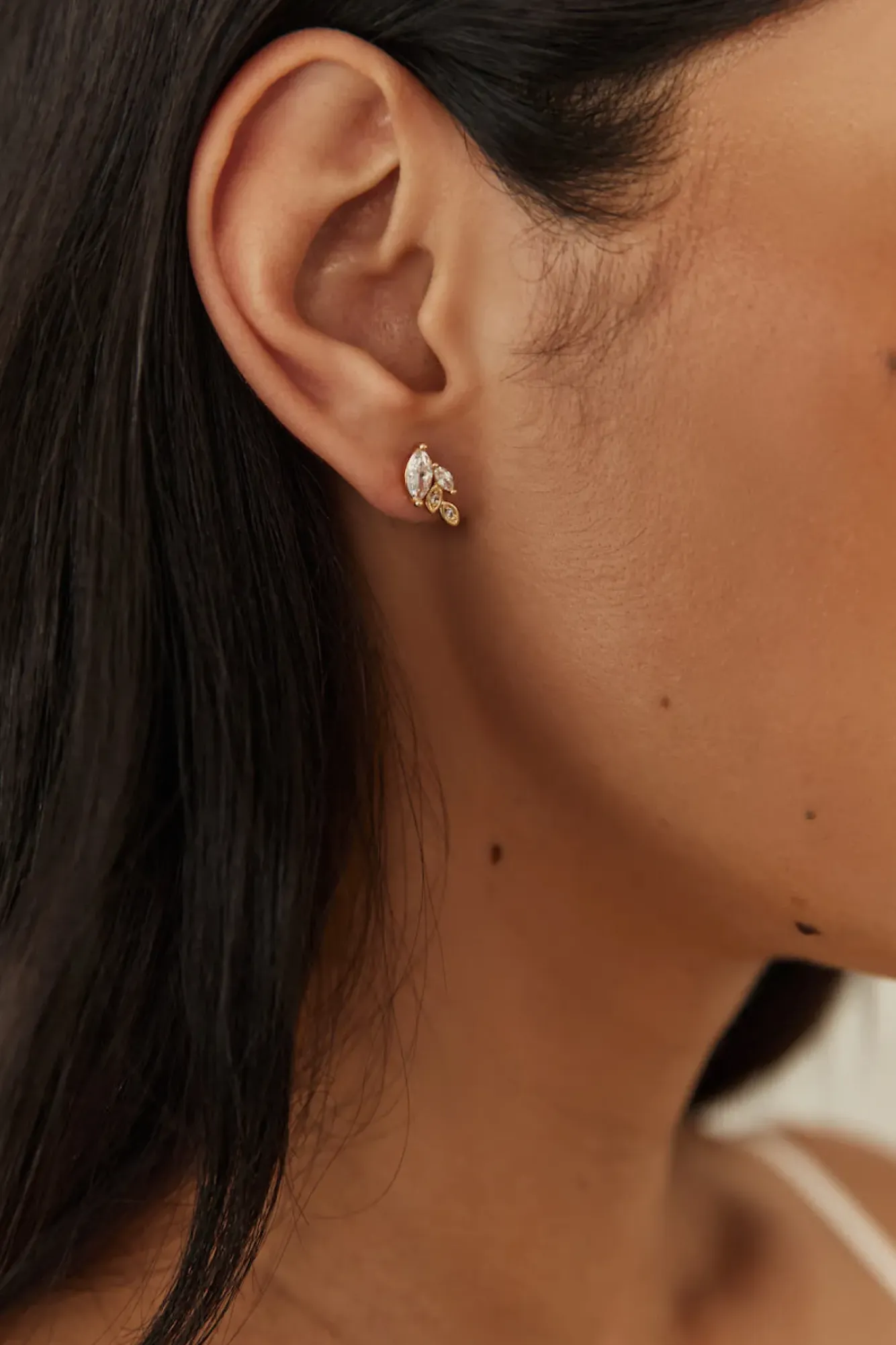 Earrings>Hello Molly 18K Gold Plated Autumn Leaves Earrings Gold