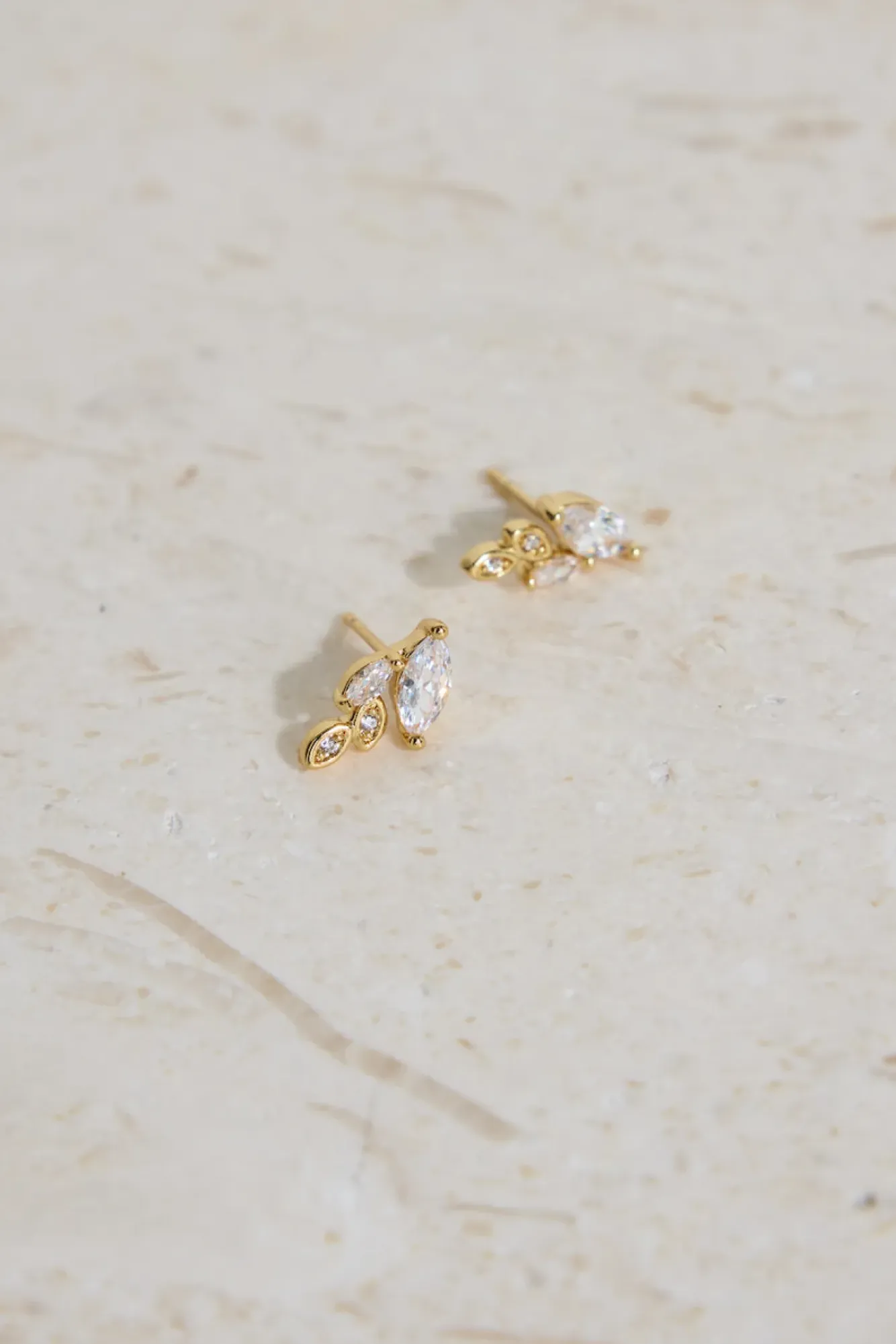 Earrings>Hello Molly 18K Gold Plated Autumn Leaves Earrings Gold
