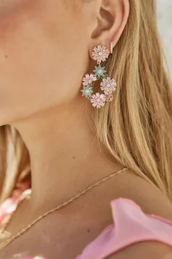 Earrings>Hello Molly 18k Gold Plated Blossom Magic Earrings Gold