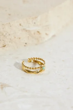 Rings>Hello Molly 18k Gold Plated Dancing Pixies Ring Gold